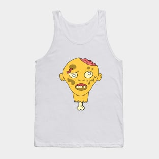 Yellow zombie Tank Top